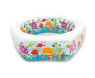 INTEX Basen sześciokątny z rafą koralową 191x178x61cm - 550111 - zdjęcie 1